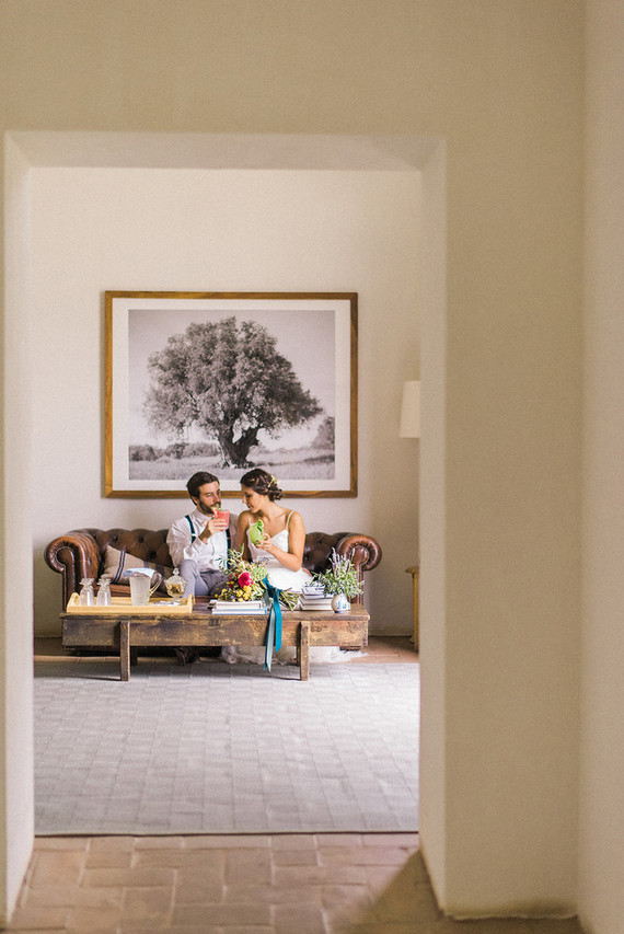 Elopement in an ancient farming village in Portugal