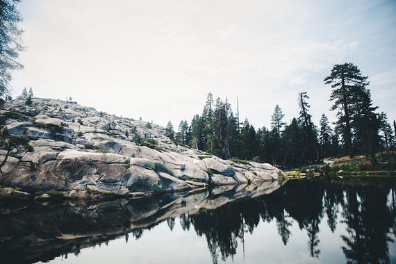 Sierra camp wedding at the Hideout in Kirkwood CA