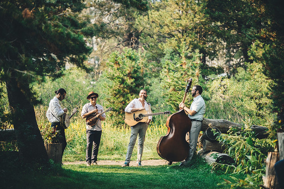 Sierra camp wedding at the Hideout in Kirkwood CA