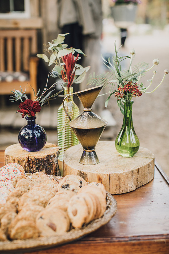 Sierra camp wedding at the Hideout in Kirkwood CA