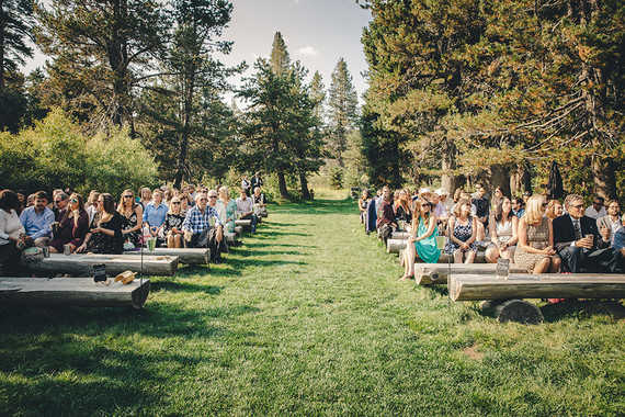 Sierra camp wedding at the Hideout in Kirkwood CA