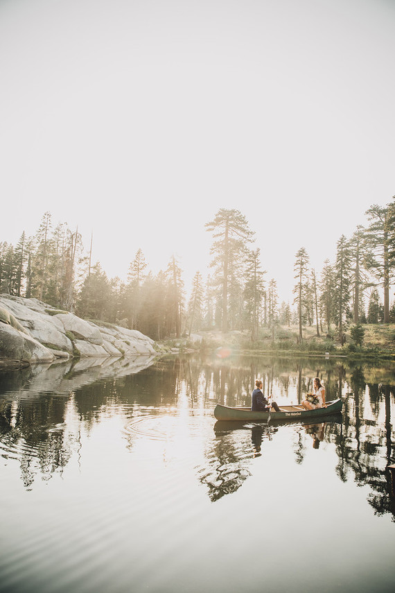 Sierra camp wedding at the Hideout in Kirkwood CA