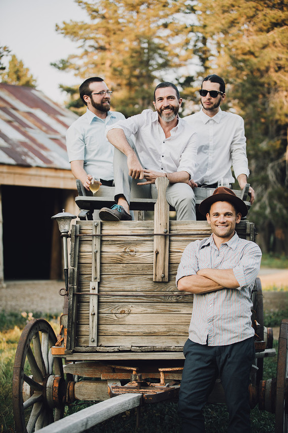 Sierra camp wedding at the Hideout in Kirkwood CA