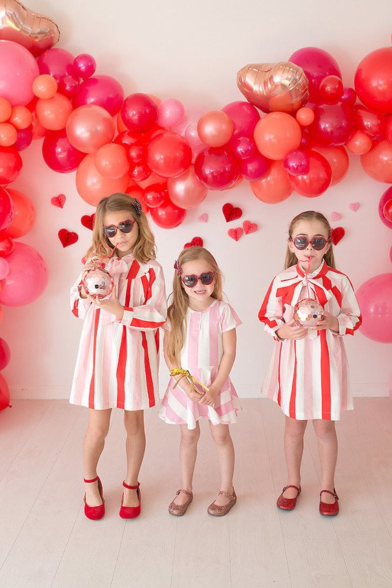 Pink and red floral Valentine's Day party Inspiration