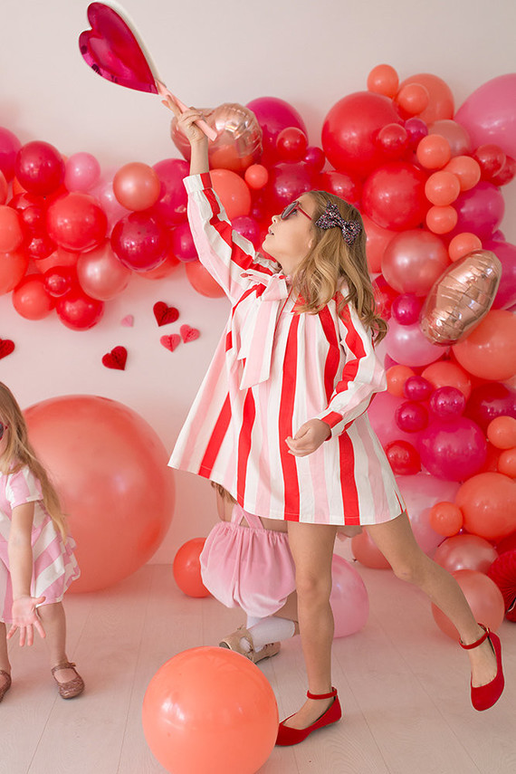 Pink and red floral Valentine's Day party Inspiration