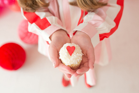 Pink and red floral Valentine's Day party Inspiration