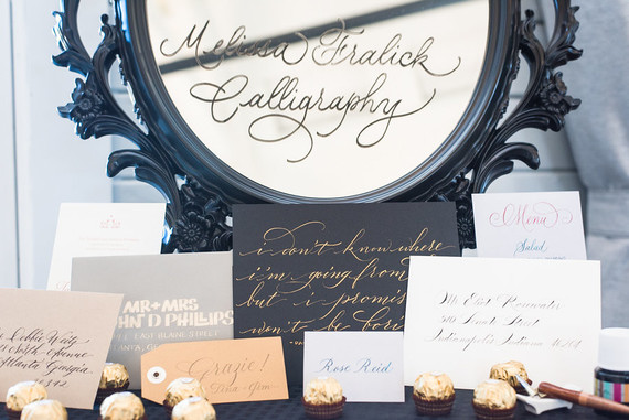 Wedding calligraphy