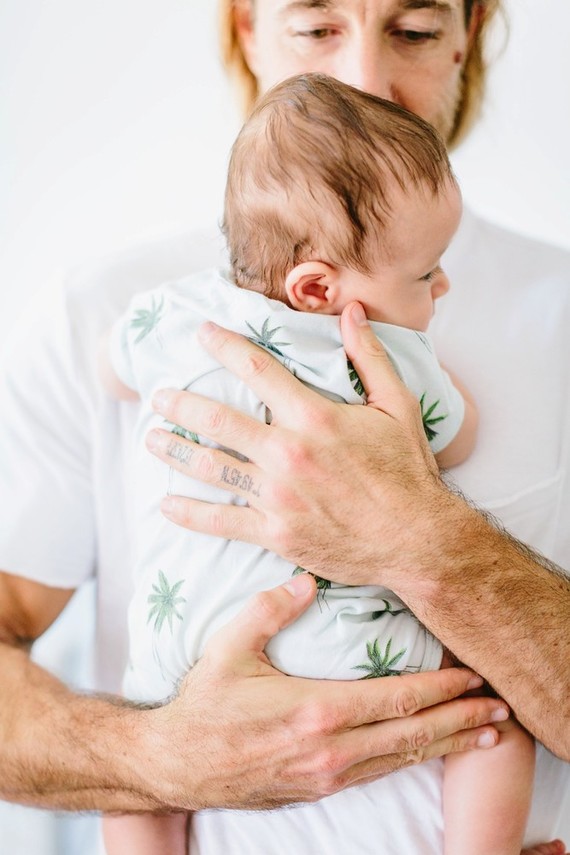 surf inspired nursery and newborn photos