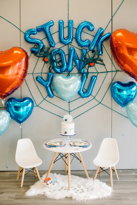 Spider Man valentine's day party ideas Inspiration