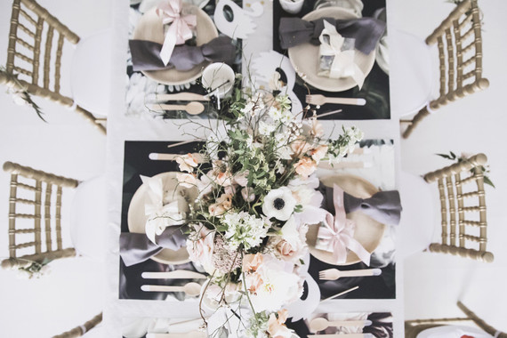 Floral Swan Lake ballet themed second birthday party