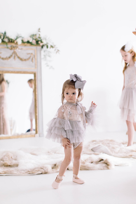 Floral Swan Lake ballet themed second birthday party