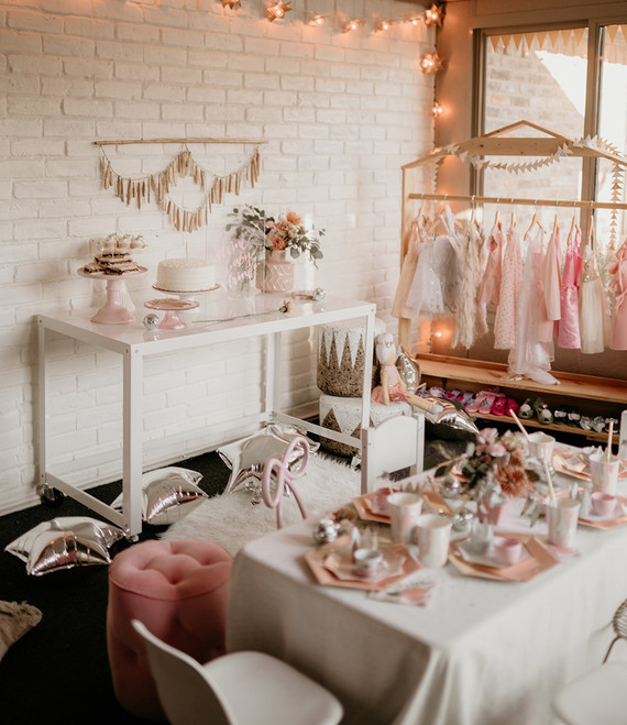 Boho princess tea party 4th birthday Inspiration