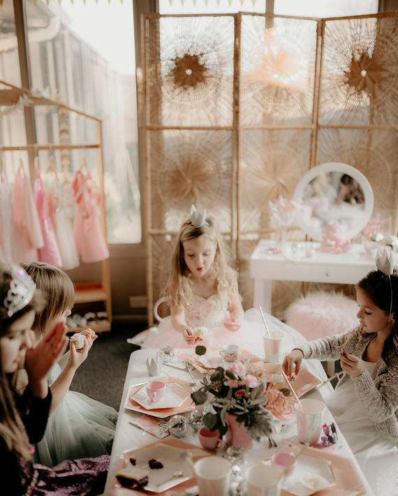 Boho princess tea party 4th birthday