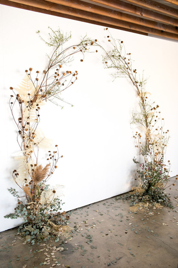 Modern ceremony arch Inspiration