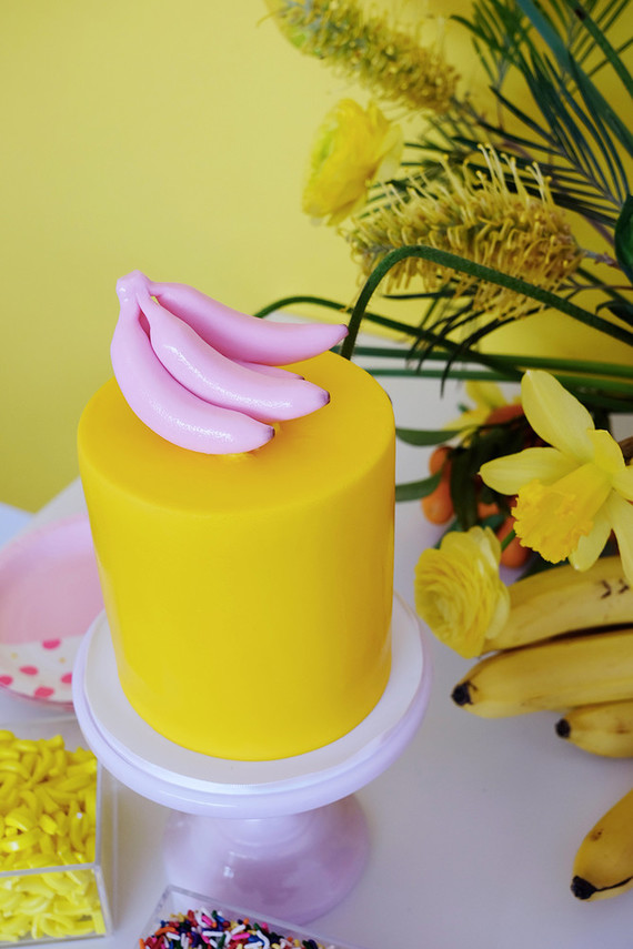 Museum of Ice Cream inspired Banana birthday party Inspiration