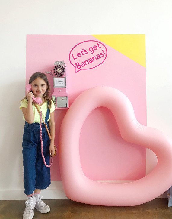 Museum of Ice Cream inspired Banana birthday party