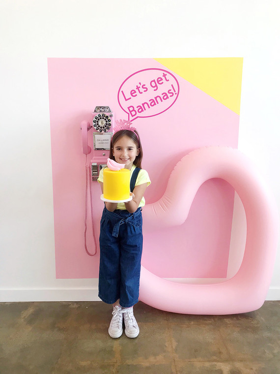 Museum of Ice Cream inspired Banana birthday party