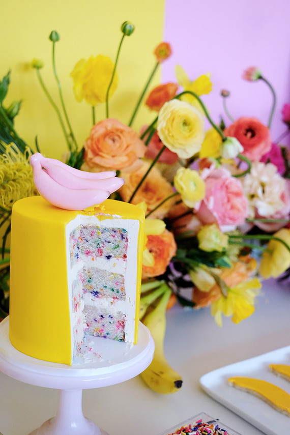Museum of Ice Cream inspired Banana birthday party Inspiration