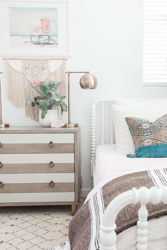 Modern coastal girl's room by Pure Salt Interiors