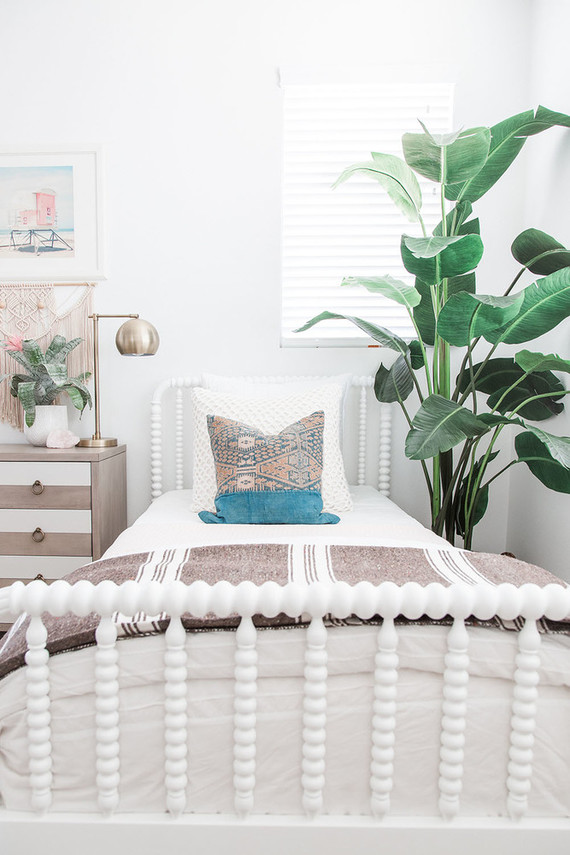 Modern coastal girl's room by Pure Salt Interiors