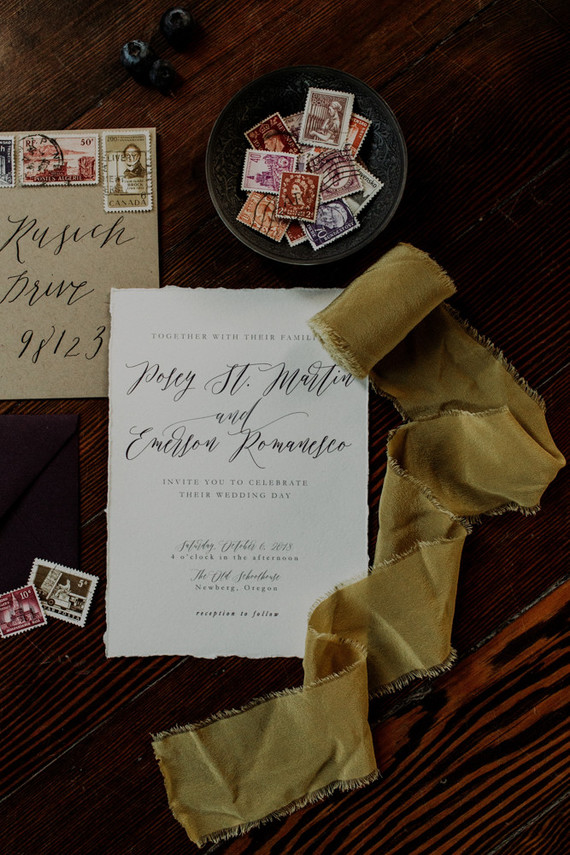 Moody spring elopement ideas at The Old Schoolhouse in Newberg Oregon Inspiration