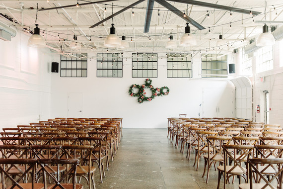 Bright whimsical Toronto Warehouse wedding