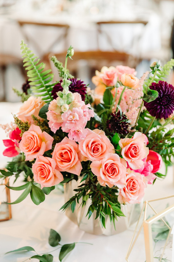 Bright whimsical Toronto Warehouse wedding