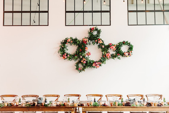 Bright whimsical Toronto Warehouse wedding