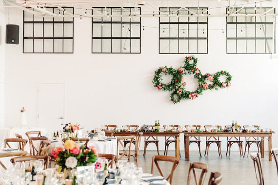 Bright whimsical Toronto Warehouse wedding