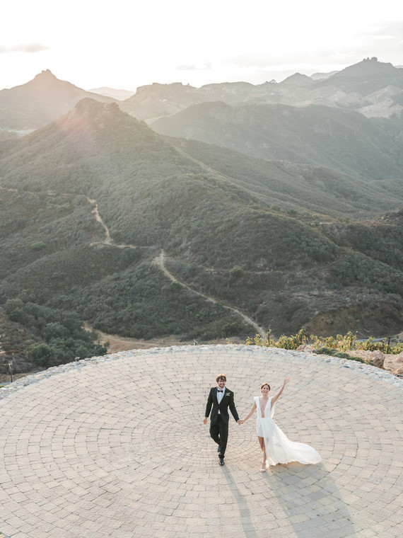 Formal Malibu Rocky Oaks wedding inspiration