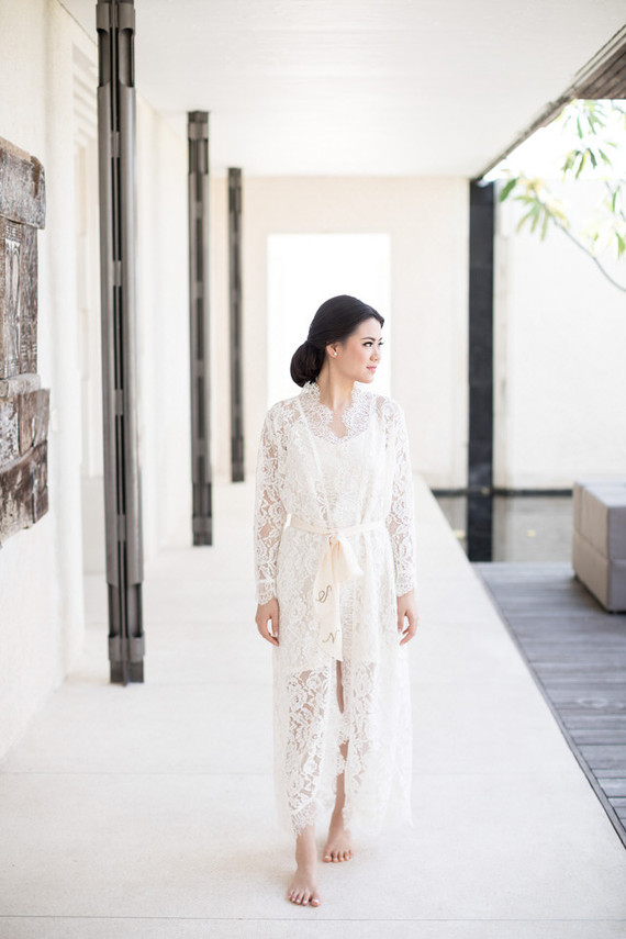 Elegant floral destination wedding in Bali