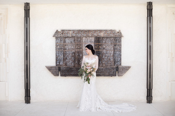 Elegant floral destination wedding in Bali