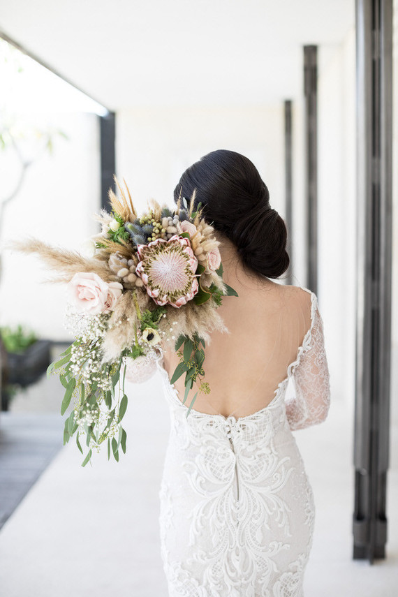 Elegant floral destination wedding in Bali