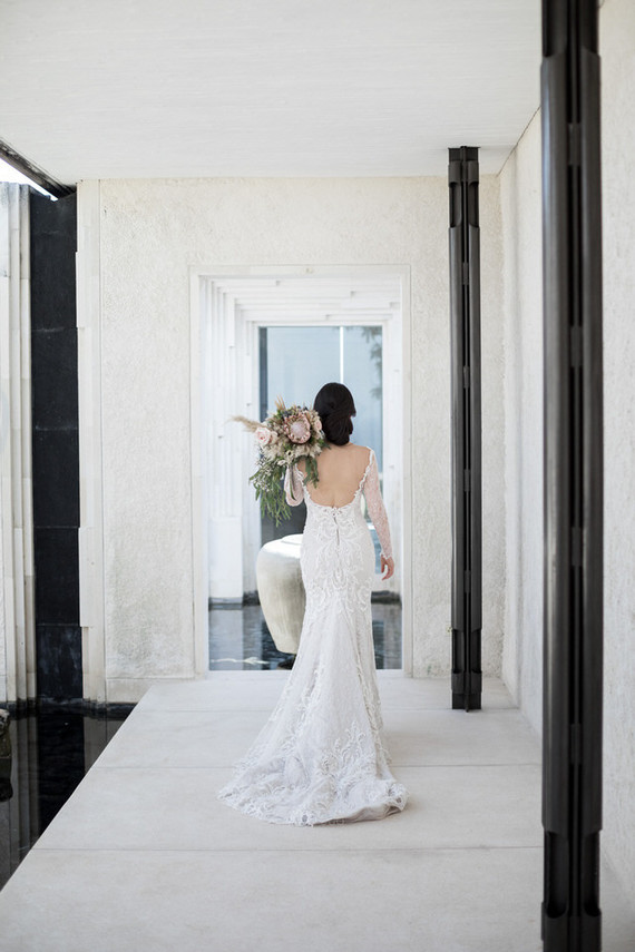 Elegant floral destination wedding in Bali