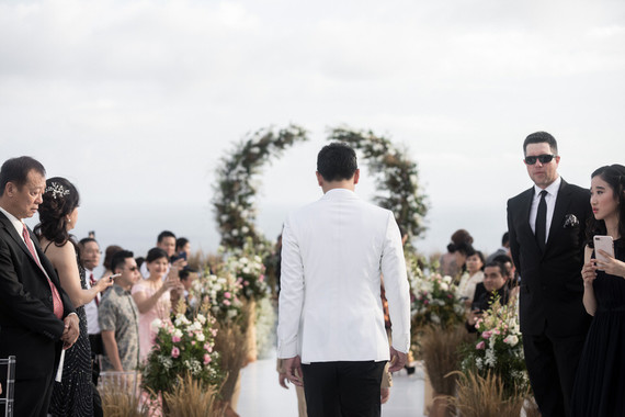 Elegant floral destination wedding in Bali