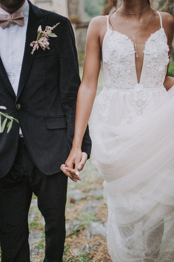 Romantic old world destination wedding in Tuscany
