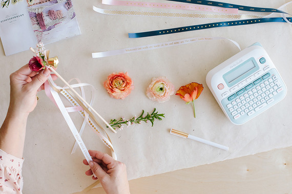 DIY Ceremony Wand with P-touch Inspiration