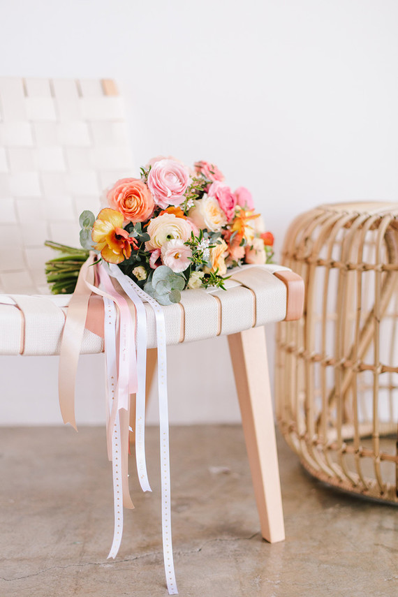 Summer bridal bouquet