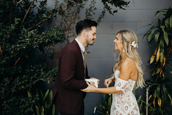 Boho Los Angeles wedding at The Lombardi House Inspiration
