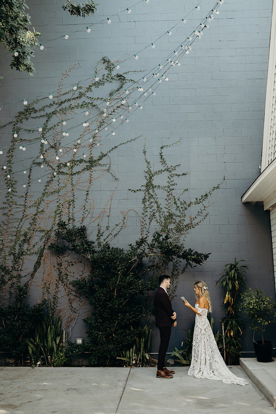 Boho Los Angeles wedding at The Lombardi House