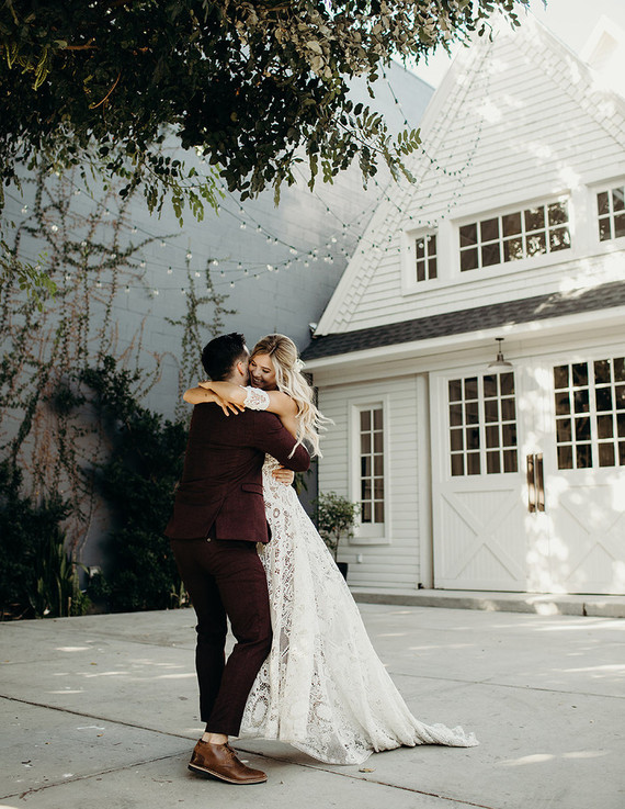 Boho Los Angeles wedding at The Lombardi House