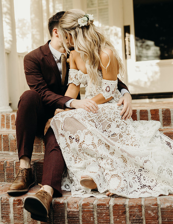 Boho Los Angeles wedding at The Lombardi House Inspiration