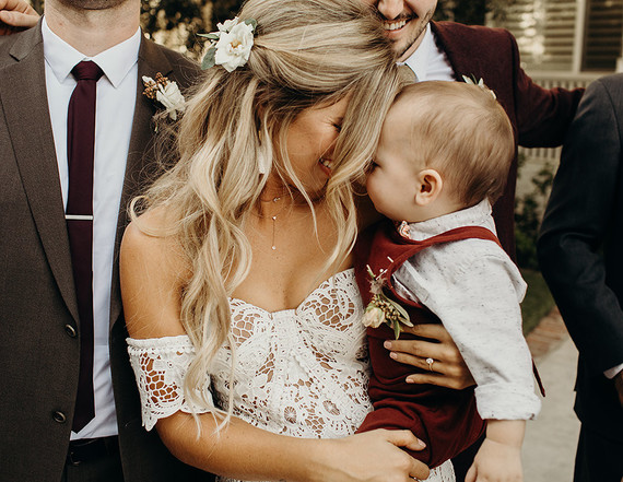 Boho Los Angeles wedding at The Lombardi House