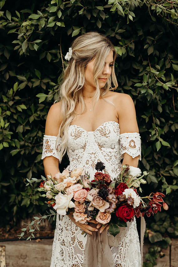 Boho Los Angeles wedding at The Lombardi House Inspiration