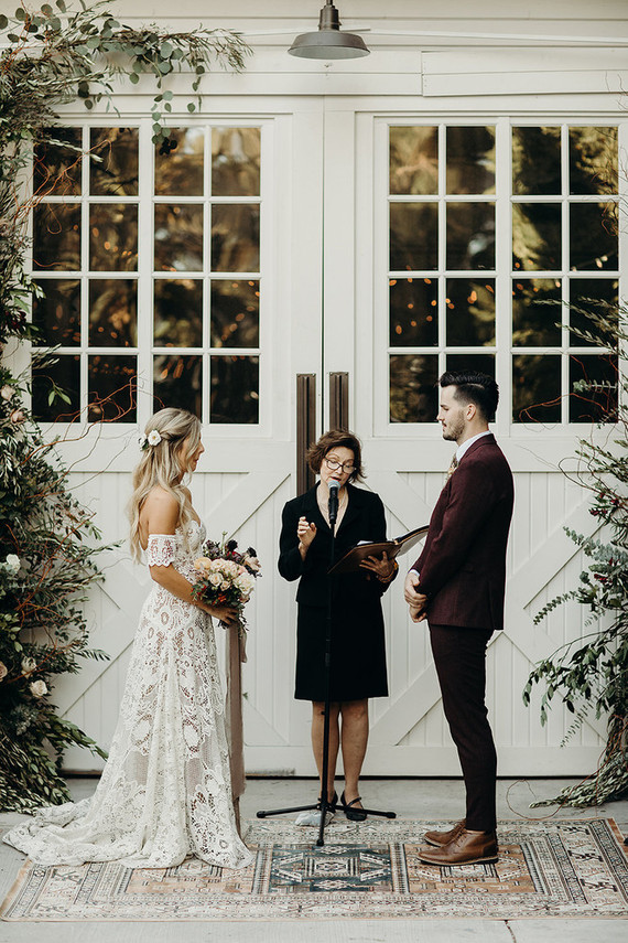 Boho Los Angeles wedding at The Lombardi House
