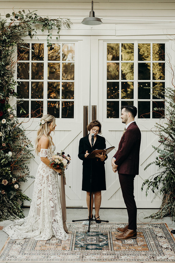 Boho Los Angeles wedding at The Lombardi House