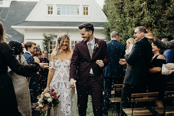 Boho Los Angeles wedding at The Lombardi House