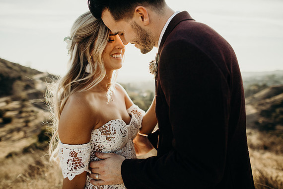 Boho Los Angeles wedding at The Lombardi House