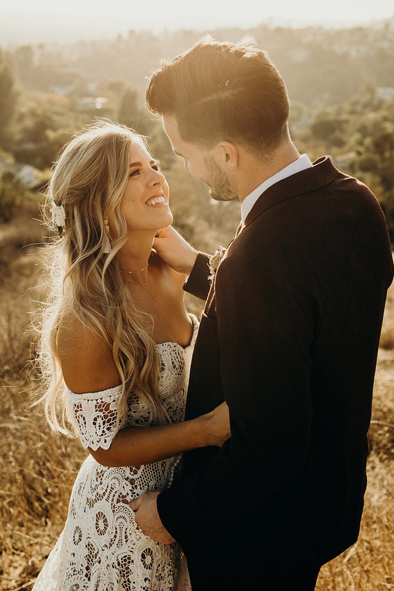 Boho Los Angeles wedding at The Lombardi House