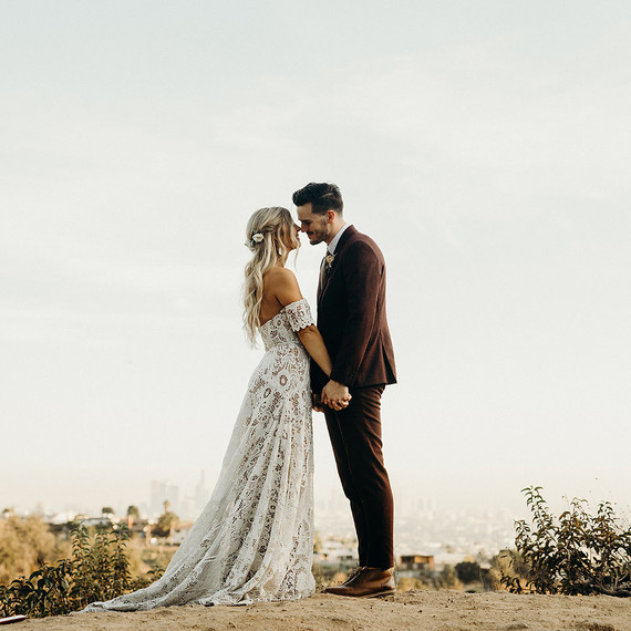 Boho Los Angeles wedding at The Lombardi House